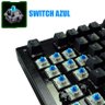 Kit Teclado Mecânico + Mouse 2400 Dpi Gamer Profissional Usb Abnt2 Led Metal Bkgx1 Gm705 Preto/cinza - 4