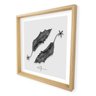 Quadro com Moldura Kontrapunkto Leafman MADEIRA CLARA - 70x70 - 3