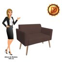 Ver imagem 5 de Kit 01 Namoradeira 02 Poltronas Marisa Marrom
