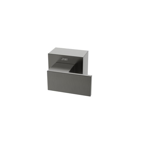 Acabamento para Registro Padrão Base Deca Quadrado Cinza Grafite Gaveta Pressão Metal Premium Pmx