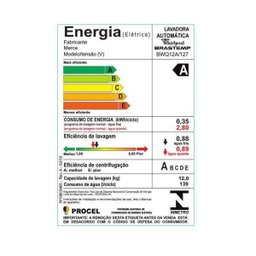 Máquina de Lavar Roupas 12kg Água Quente com Superfiltro BWQ12AB Brastemp 220V - 5