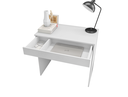 Ver imagem 3 de Mesa para Computador Escrivaninha 1 Gaveta Alexia Branco - AJL Móveis