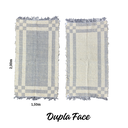 Ver imagem 3 de Tapete Sala Quarto Lavavel Dupla Face Algodao Confy 150x200 Cinza