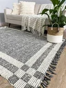 Ver imagem 1 de Tapete Sala Quarto Lavavel Dupla Face Algodao Confy 150x200 Cinza