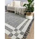 Ver imagem 1 de Tapete Sala Quarto Lavavel Dupla Face Algodao Confy 150x200 Cinza