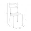 Ver imagem 4 de Conjunto Mesa de Jantar Kappesberg com 4 Cadeiras Preto/Canela
