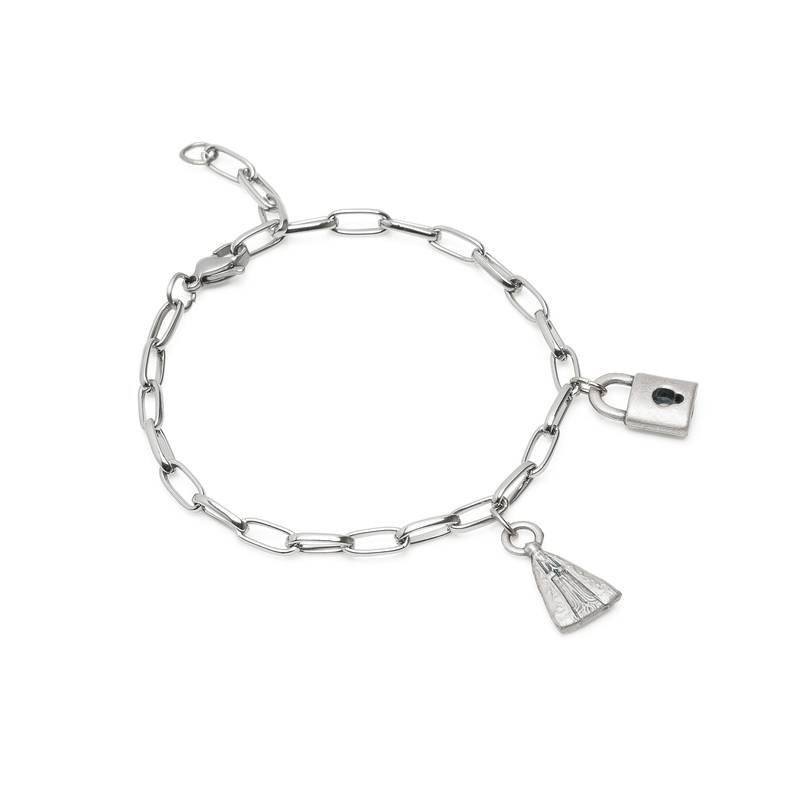 Pulseira Servos de Nossa Senhora Aparecida Corrente Inox Fornecedor 1 171434