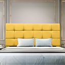 Ver imagem 1 de Cabeceira Estofada Cama Box Casal 160 Cm Ananda Suede:amarelo