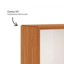 Ver imagem 2 de Nicho Retangular em Mdf Freijó Off White 99x33x24 Cm Dalla Costa Tb157jw