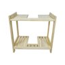 Estante para Banheiro Coluna Angra 58Ax60Lx35P - NATURAL - 2
