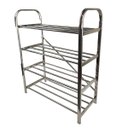 Ver mais imagens de Sapateira Rack Inox 4 Andares Sapato Calçado Tenis Prateleira Casa Sala Corredor Recepçao Entrada Or