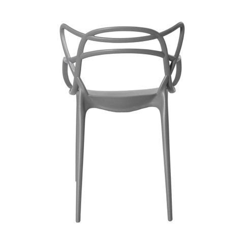 Conjunto Mesa Eames Vidro 90cm + 4 Cadeiras Allegra Seat&co