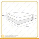 Ver imagem 5 de Cama Box + Colchão de Casal Ortobom D45 Iso 150 138x188x53cm