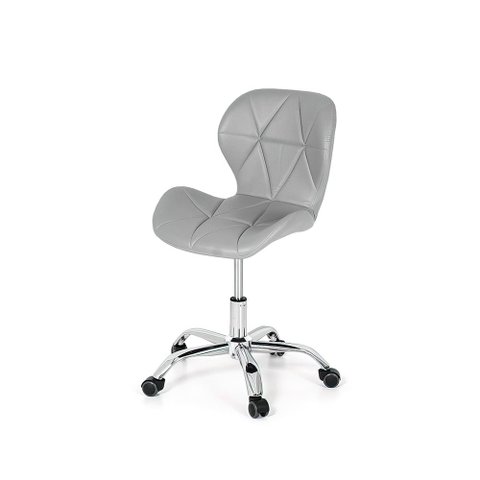 Cadeira Office Eiffel Slim Base Giratória - Cinza Cinza