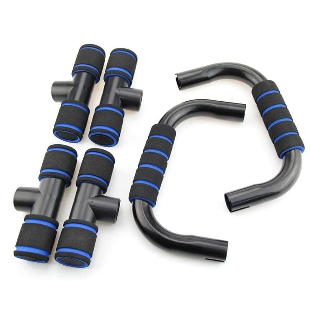 Suporte Fixo Flexao Braço Barra Fixa Apoio Treino Abdomen Triceps Ombro de Chao Academia em Casa - 3