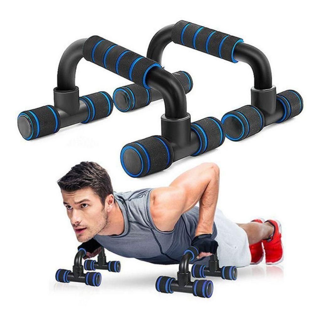 Suporte Fixo Flexao Braço Barra Fixa Apoio Treino Abdomen Triceps Ombro de Chao Academia em Casa - 5