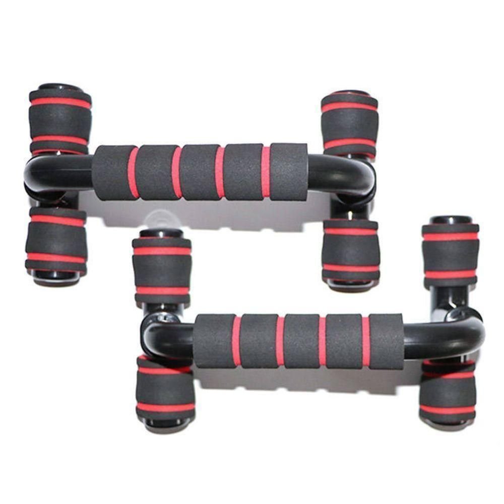 Suporte Fixo Flexao Braço Barra Fixa Apoio Treino Abdomen Triceps Ombro de Chao Academia em Casa - 4