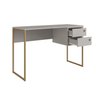 Escrivaninha Mesa Escritório 2 Gavetas com Medidas de 75cm X 120cm Retrô - 4