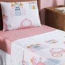 Ver imagem 1 de Conjunto de Lencol Solteiro Bouti 3 Pçs Jogo de Cama Infantil 200 Fios Super Macio:princess