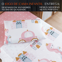 Ver imagem 2 de Conjunto de Lencol Solteiro Bouti 3 Pçs Jogo de Cama Infantil 200 Fios Super Macio:princess