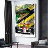 Quadro Para Escritório Formula 1:90x60 cm/BRANCA - 9