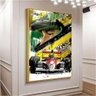 Quadro Para Escritório Formula 1:90x60 cm/BRANCA - 7