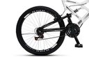 Ver imagem 3 de Bicicleta Gps 148 Dupla Suspensão e Freios V-brake, Aro 26 Aero, 36 Raias, 21 Marchas Colli Branco