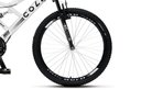 Ver imagem 2 de Bicicleta Gps 148 Dupla Suspensão e Freios V-brake, Aro 26 Aero, 36 Raias, 21 Marchas Colli Branco