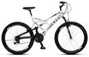 Ver imagem 1 de Bicicleta Gps 148 Dupla Suspensão e Freios V-brake, Aro 26 Aero, 36 Raias, 21 Marchas Colli Branco