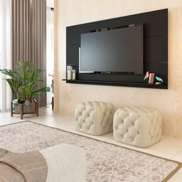 Painel para TV até 60 Polegadas com Suporte Universal Slim - 18