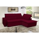 Ver imagem 1 de Sofá Istambul 2.60x1.90m Retrátil e Reclinável com Chaise - Vinho