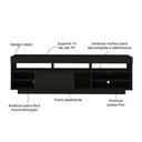 Ver imagem 5 de Rack para TV até 75 Polegadas Porta de Correr Treviso