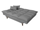 Ver imagem 4 de Sofá Cama Andorra Linho 3 Posições Pés Madeira Grafite 199 Império