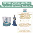 Ver imagem 4 de Kit Copo Whisky e Escultura Marinheiro Umbanda Candomblé