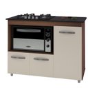 Ver imagem 1 de Balcao para Cooktop 4 Bocas 114cm 9470 Savana Off White Mobbs
