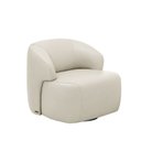 Ver imagem 4 de Poltrona Decorativa Giratória em Couro Livintus Leather