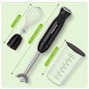 Ver imagem 7 de Mixer de Imersão Bonsenkitchen 300w, 12 Velocidades + Turbo, 3 em 1