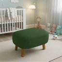 Ver imagem 2 de Puff Sala Decorativo Jhessy Madeira Suede D03 - D'rossi