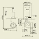 Ver imagem 3 de Base Registro 3/4 Pressão 25739 Meber - Cromado