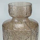 Ver mais imagens de Vaso Decorativo Enfeite Casa Home&Co 31x16x16cm Vidro Cinza