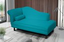 Ver imagem 2 de Recamier Divã Dubai 140 cm Braço Direito Azul Tiffany