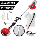 Ver imagem 1 de Roçadeira Profissional Nakashi T262M á Gasolina Potente e Robusta Com Motor TU26 Mitsubishi