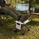 Ver imagem 7 de Banqueta Dobravel Portatil com Bolsa Banco Camping Pesca Praia Piquenique Trilha Apoio Pes