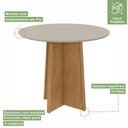 Ver mais imagens de Conjunto Mesa Celebrare Com Tampo 4 Cadeiras Athenas Móveis Lopas