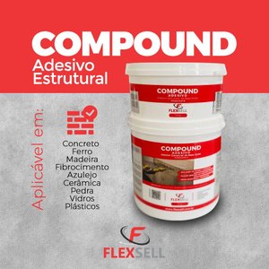 Compond Adesivo Estrutural de Base Epóxi 1 Kg Bi Componente