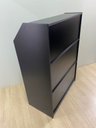 Ver imagem 7 de Balcão Caixa Preto 100% Mdf (recepção Vallet Loja Gaveta) Cor:preto