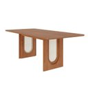 Ver imagem 3 de Mesa de Jantar Retangular 8 Lugares 210cm Tali CabeCasa MadeiraOriginals Marrom Cinamomo