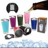 Copo Termico para Cerveja Cafe Cha em Inox com Tampa e Abridor de Cerveja 473ml - 2