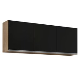Armário de Cozinha Modulado de Canto Esquerdo 4 Peças Cp50 Balcão com Tampo Castanho/preto - Lumil L - 8 Armário de Cozinha Modulado de Canto Esquerdo 4 Peças Cp50 Balcão com Tampo Castanho/preto - Lumil L - 8