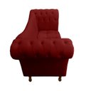 Ver imagem 3 de Recamier Divã Rio 1,50m Suede Vinho - Dominic Decor